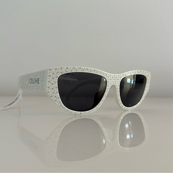 Celine Animation 55mm Gradient Cat Eye Sunglasses - Picture 4 of 9